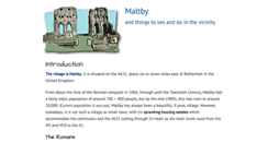 Desktop Screenshot of maltbyonline.co.uk