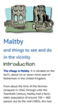 Mobile Screenshot of maltbyonline.co.uk