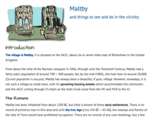 Tablet Screenshot of maltbyonline.co.uk